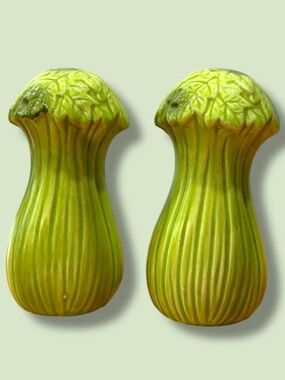 2 For $20 - MCM Celery Salt & Pepper Shakers